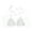 X1 White, variant on Women's Casual Hand Crocheted Solid Color Swimsuit Bikini Swimsuit Top Junior Swim Suits