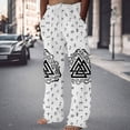 thumbnail image 1 of Men's Casual Pants For Everyday Wear With Print Linen Blend Texture And Relaxed Fit Straight Leg Travelable Comfort, 1 of 3