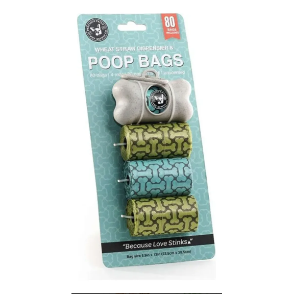 Bolsas Para Residuos De Mascotas Orgánicas Con Dispensador