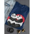 thumbnail image 3 of Cute Loving Panda T-Shirt Women -Image by Shutterstock, Female x-Large, 3 of 4