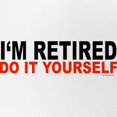 thumbnail image 2 of CafePress - I'm RETIRED DO IT YOURSELF - Adjustable Unisex Printed Trucker Hat with Mesh Back, 2 of 8