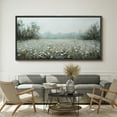 thumbnail image 2 of Large Framed Canvas Print Abstract Modern Wall Art Decorative Ready to Hang Painting for Living room Bedroom - 60"x30" Black Frame, 2 of 9