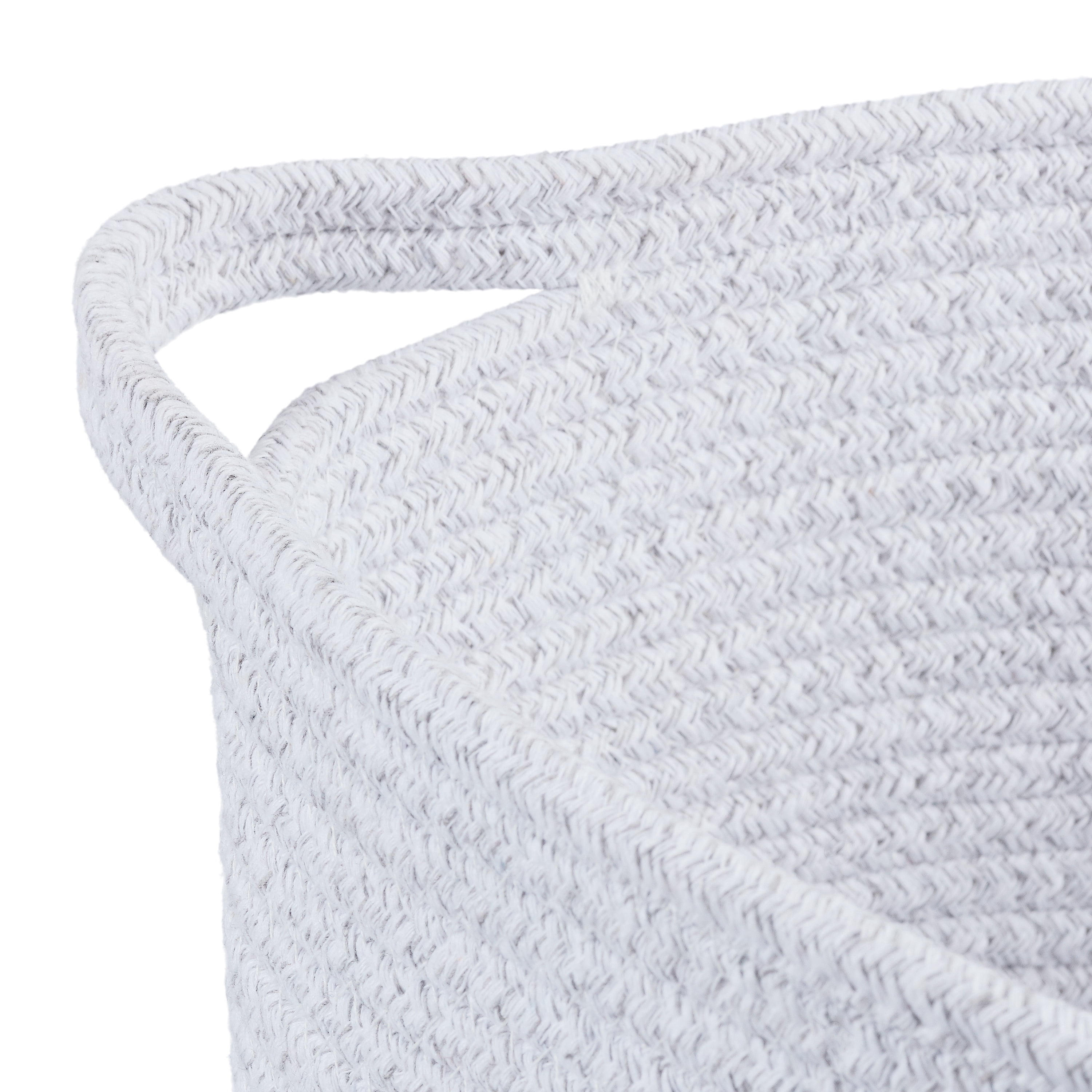 Better Homes & Gardens Cotton Rope Rectangle Tote Bin, Elephant Crochet