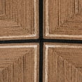thumbnail image 6 of bali & pari Prita Paper Loom and Natural Mahogany Wood 2-Piece Counter Stool Set, 6 of 9