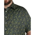 thumbnail image 2 of True Nation by DXL Men's Big and Tall Floral Sport Shirt Blue Green 1XLT, 2 of 4