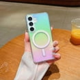 thumbnail image 1 of For Samsung Galaxy A55 5G Case Compatible with MagSafe Acrylic + TPU Gradient Phone Cover, 1 of 5