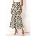 thumbnail image 3 of BTFBM Maxi Skirts for Women Summer Spring Boho Lightweight A Line High Waisted Wedding Guest Party Silk Midi Skirt, 3 of 9