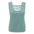 thumbnail image 2 of Aayomet Tank Tops Women's Sleeveless Skinny Basic Strappy Crop Tank Tops,Green 3XL, 2 of 4