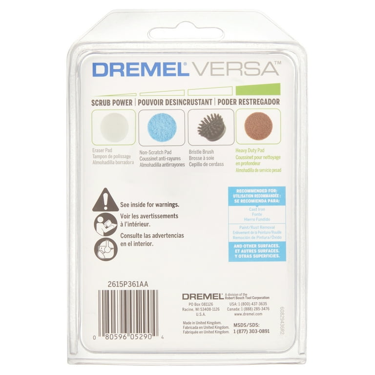 Dremel Versa Heavy Duty Pad 3 Pack PC361-3 Paint / Rust Removal - NEW  SEALED
