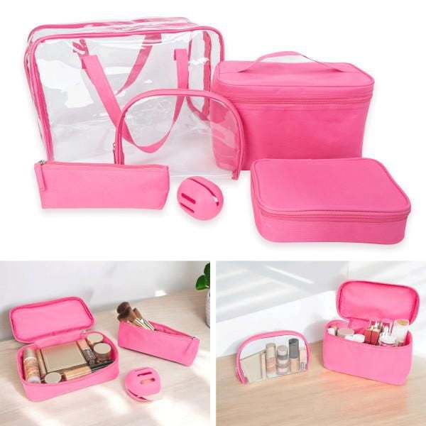 Equate Beauty Beauty cosmetic bag - 6-Piece Value Set - Rose