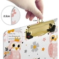 thumbnail image 4 of Coolnut Owl Clipboard, Acrylic Standard A4 Letter Size Clip Board with Low Profile Clip for Office, Classroom, Doctor, Nurse and Teacher, 12.5"x9", 4 of 7