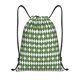 thumbnail image 1 of Fotbe Light Green Squares Bolsa Mochila con Cordón Estampada, Bolsa de Gimnasio Deportiva, Bolsa Cinch, Bolsa con Cordón para Hombres y Mujeres-Medium, 1 of 6