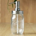 thumbnail image 4 of Dream Lifestyle 480ml Mason Jar Liquid Soap Dispenser, Refillable Liquid Soap Pumps with Brush for Hand Soap Dish Soap Lotions and More, Modern Farmhouse Decor for Kitchen & Bathroom, 4 of 8