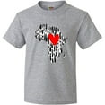 thumbnail image 3 of Inktastic Black History Month Ink Print African Heart Youth T-Shirt, 3 of 5