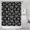Black Skeleton Rose, variant on Blue Sun Moon Star Pattern Shower Curtain 36"x72" ,Bathroom Decorative Shower Curtains Set with 12 Hooks,Modern Waterproof Washable Shower Curtain