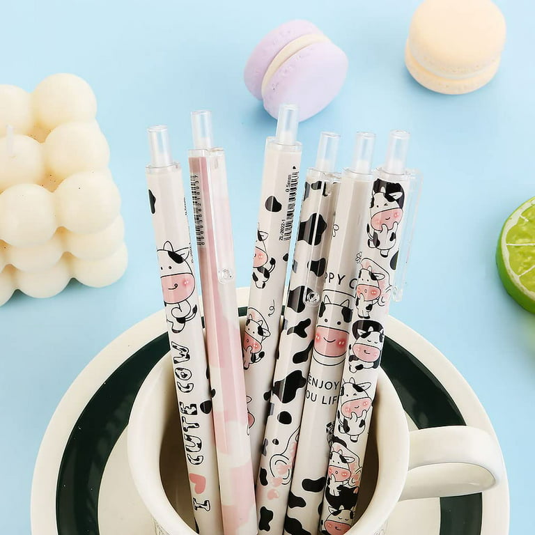 Cute Pens Kawaii 0.5mm Black Ink Gel Pens Fine Point Smooth Writing  Ballpoint for Office School Supplies Nice Fun Gifts for Kids Girls Women  Pens for