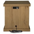 thumbnail image 5 of Signature Design by Ashley Brinstead Modern Chairside End Table with USB Charging Ports, Light Brown, 5 of 8
