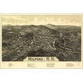 thumbnail image 1 of 24"x36" Gallery Poster, map of Milford, New hampshire 1886, 1 of 1