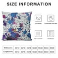 thumbnail image 5 of GOSMITH  Abstract Throw Pillow Cushion Cover, Splattered Paint Drops on White Background Watercolor Pattern with Grunge Effect, Decorative Square Accent Pillow Case Multicolor, 5 of 5