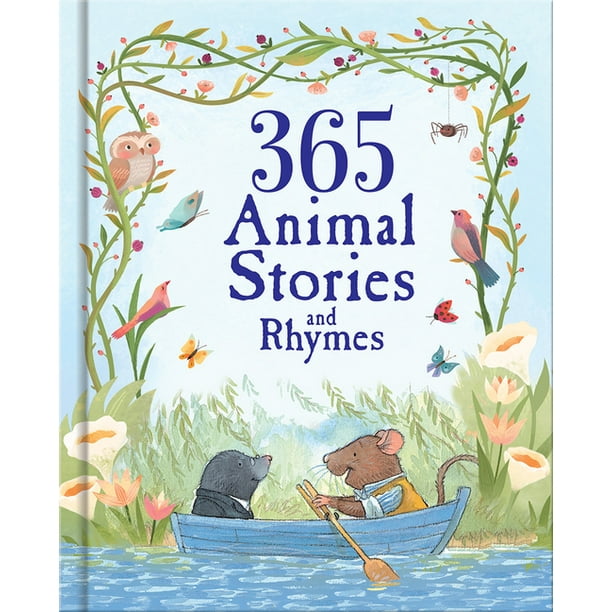 Children's Padded Storybook Treasury 365 Animal Stories and Rhymes (Hardcover)