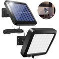 thumbnail image 2 of Lámparas solares para exteriores, 56 luces solares LED 120, luz de pared solar superbrillante con detector de movimiento, luz de pared de seguridad para jardín impermeable Ip65 con Rojo Verde, 2 of 4