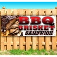 thumbnail image 2 of BBQ Brisket Sandwich 13 oz Vinyl Banner With Metal Grommets, 2 of 5