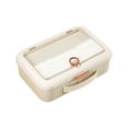 thumbnail image 1 of Tnarru Document Storage Box Multi Pockets File Organizer Large Capacity Portable File Bag Document Organizer for Files, Certificates, White, 1 of 8