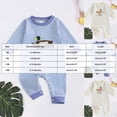 thumbnail image 4 of Wonitaaizi Newborn Baby Boy Romper Duck Jumpsuit Warm Clothes One Piece Fall Winter Outfits (0-3 Months,Blue), 4 of 7