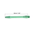 thumbnail image 2 of Uxcell 48mm Dart Shafts, Medium 2BA Thread Aluminum Dart Stems - 6 Pack (Green), 2 of 5