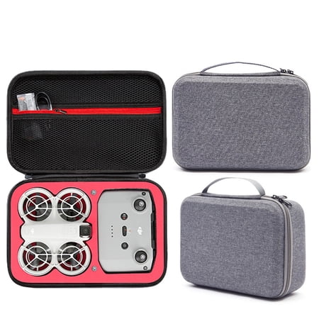 Storage Bag Carrying Case for DJI Neo Fly More Combo Accessories Portable EVA Handbag Anti-Scratch Anti-drop Protective Case Compatible for RC-N3 Remote Controller Charging Hub Two-Battery
