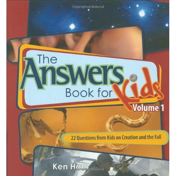 Pre-Owned The Answer Book for Kids, Volume 1: 22 Questions from Kids on Creation and the Fall (Hardcover) 0890515263 9780890515266
