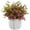 Purple, variant on Nearly Natural 9" Eucalyptus Artificial Plant in Marble Finished Vase, Purple