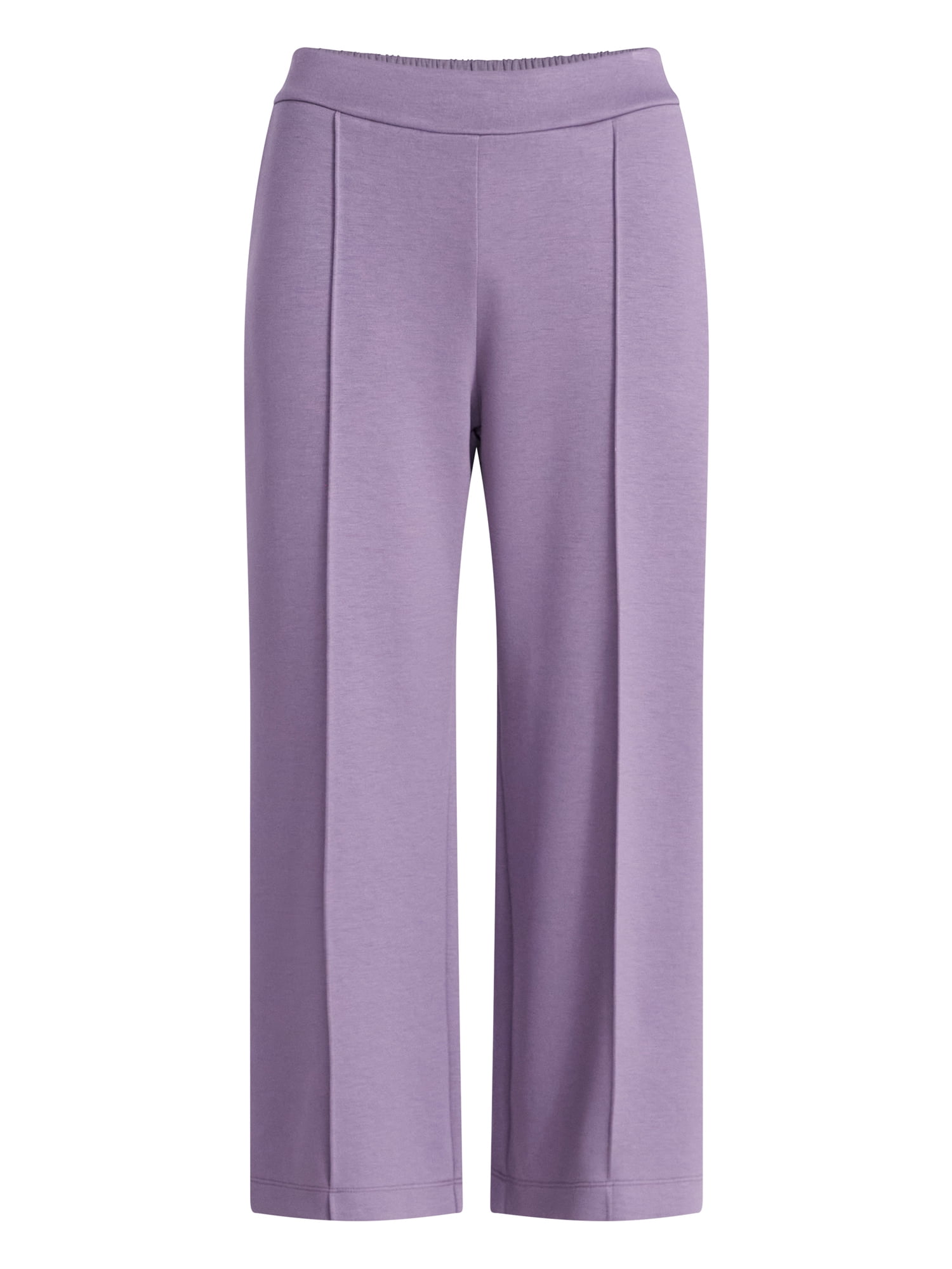 Scoop Women's and Women's Plus New Scubaknit Cropped Pants, Sizes XS-4X