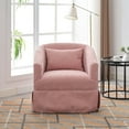 thumbnail image 3 of Living Room Chairs, Single Sofa With 360 Degree Rotating Base, 300 Lbs Weight Capacity Ergonomics Accent Sofa, Upholstered Arm Chair For Bedroom, Daycare, 3 of 9