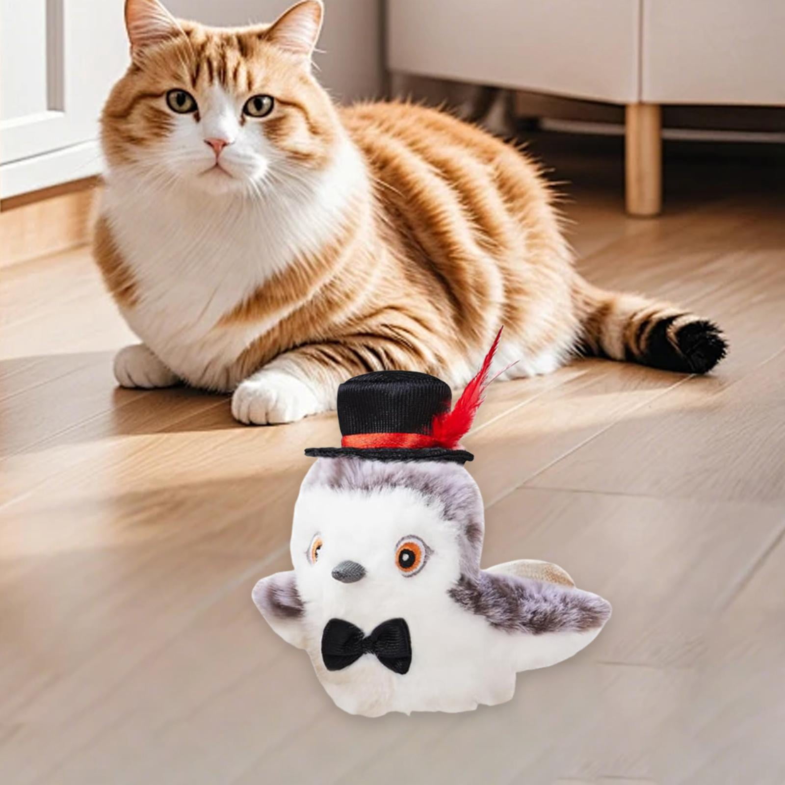 Serenable Flapping Bird Cat Toy Motion Activated Lifelike Electric Three Mode for Indoor Cats Cat Exercise Toy USB Rechargeable Style D