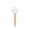 A, variant on Danish Dough Whisk,9.64 Inch wooden handle Stainless Steel Dough Hook Whisk, Handheld Mixer for Bread,Pizza,Cake Making