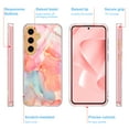 thumbnail image 5 of Petocase Marble Pattern Shockproof Rugged Cell Phone Case for Samsung Galaxy S24 Plus 5G, Pink, 5 of 7