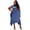 Blue, variant on Women's Plus Size Convertible Dress/ Jumpsuit