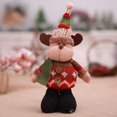 thumbnail image 4 of Show Case Decoración Gadget Ropa de juguete de pie Santa Reno Muñeco de nieve Muñeco Árbol de Navidad Pared de Navidad Ventana Oficina Adorno para el hogar Eigraketly ZHF0246, 4 of 7