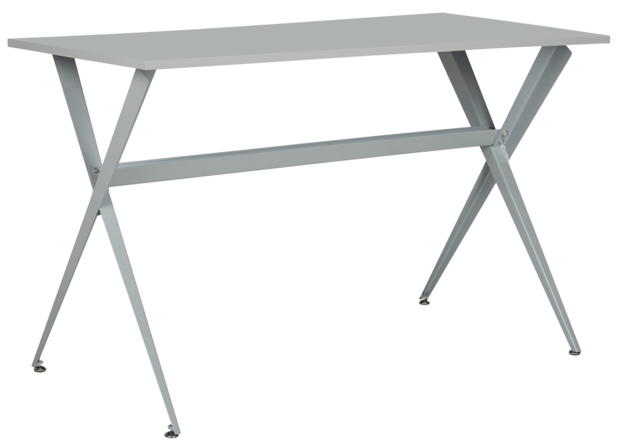 SAFAVIEH Chapman Modern Glam Cross Leg Writing Desk, Grey