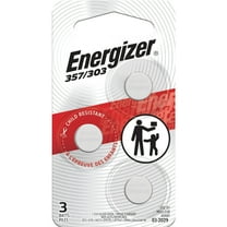 Energizer 357 / 303 Button Cell Batteries (3 Pack) – Also Replaces AG13, SR44, A76, L1154, LR44, G13A, S76
