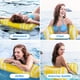 thumbnail image 3 of Hamaca inflable con fondo de malla para máxima relajación y diversión versátil, 180 pulgadas cuadradas de comodidad, un oasis de piscina transformador, 3 of 5