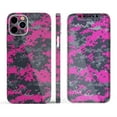 thumbnail image 3 of DesignSkinz Hot Pink and Gray Digital Camouflage Full-Body Skin Decal Wrap Cover for iPhone 15 Pro, 3 of 9