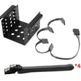 thumbnail image 1 of Soporte para duro HDD de 4 ías y 2,5 ", que se la la adaptaciónción perfectamente al compartimiento para unidades ópticas Cable negro w Yotijar Caddy de disco duro, 1 of 10