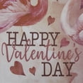 thumbnail image 6 of Northlight Happy Valentine's Day Flamingo Outdoor Garden Flag 18" x 12.5", 6 of 7