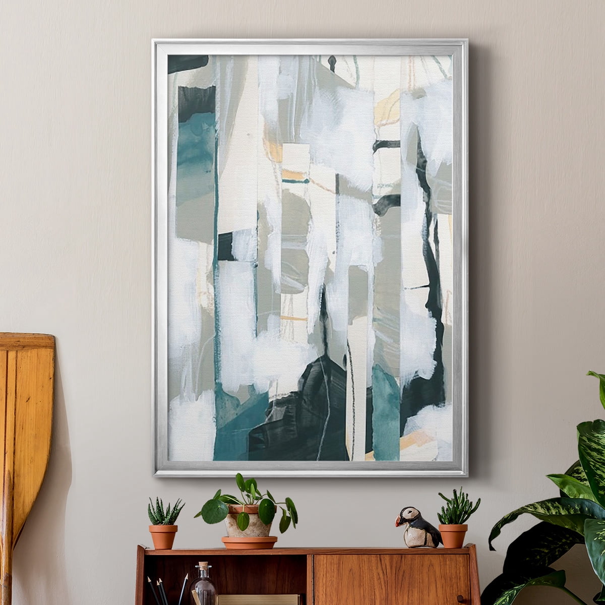Sea Cavern Strata I Premium Framed Print, in Gold, Black, or Silver - Ready to Hang