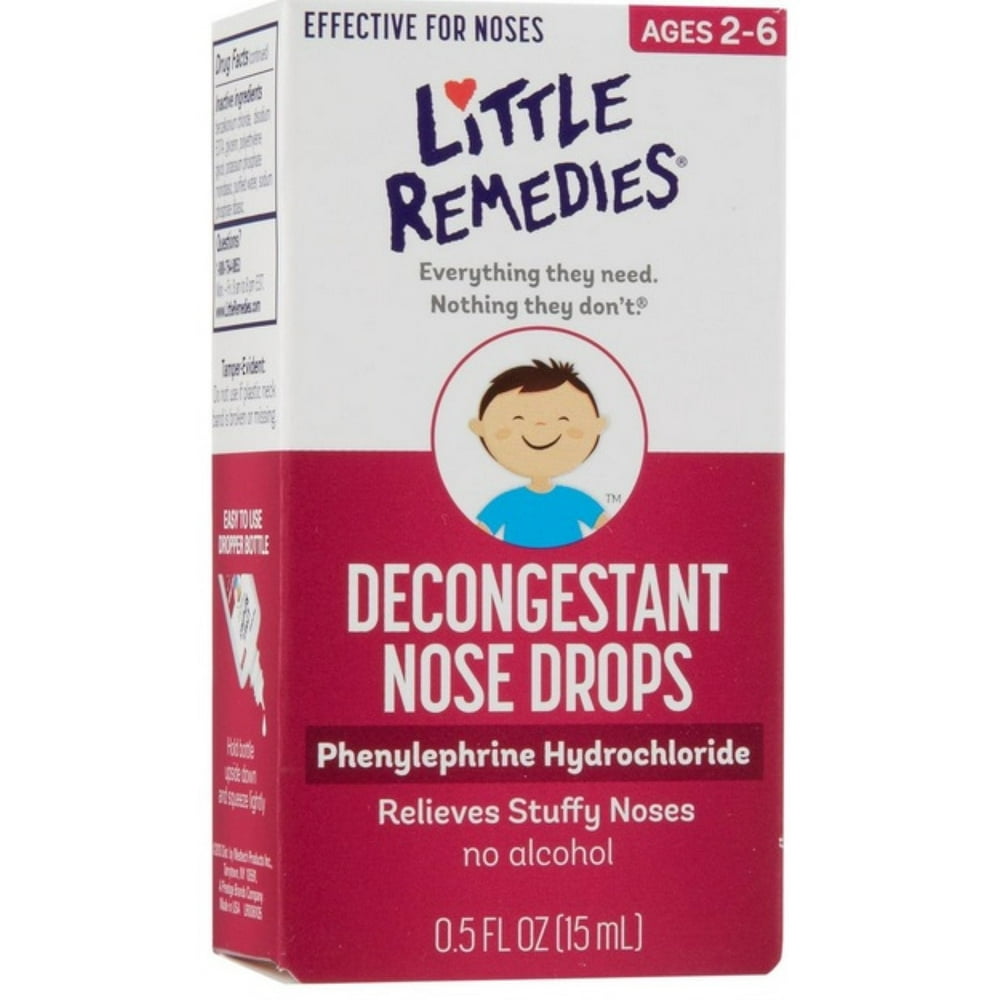 Little Noses Decongestant Nose Drops 0.50 oz (Pack of 6)