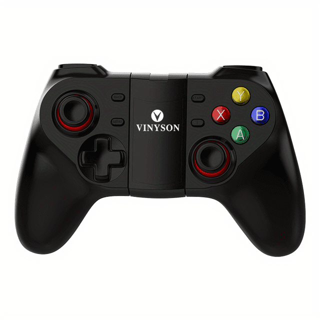 CHUANK ULTIMATE GAME CONTROL WIRELESS RETRACTABLE MOBILE MOUNT GAMEPAD- Instant 2.4G Connectivity Customizable RGB Illuminated Buttons Immersive Symmetrical Dual Vibration Full 360 Ra