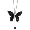 thumbnail image 1 of Adorno colgante de coche con diamantes de mariposa y diamantes para mujer, 1 of 7