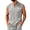 Light Gray, variant on Satingcolo Sleeveless Henley Tank Tops for Men Notch V Neck Chest Pocket Casual Shirts Summer Outdoor Camping Gym Athletic Shirt